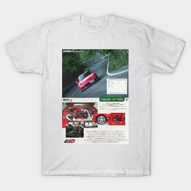 RX7 FD3S T-Shirt by gtr